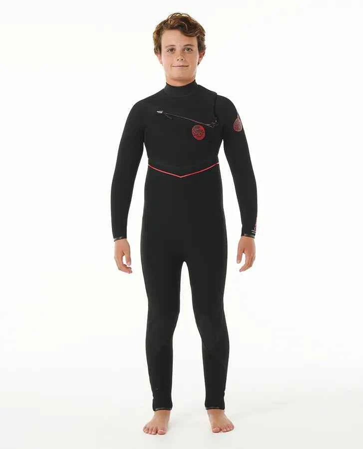 Kids F-Bomb Fusion 4/3 Chest Zip Wetsuit