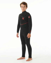 Kids F-Bomb Fusion 4/3 Chest Zip Wetsuit