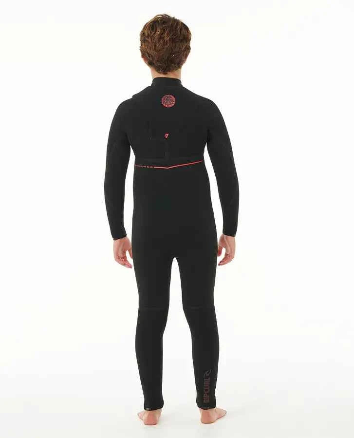 Kids F-Bomb Fusion 4/3 Chest Zip Wetsuit