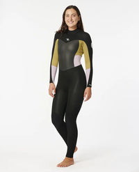 Rip Curl Women's Omega 4/3 Back Zip Fullsuit Wetsuit - Grua Surf Co.