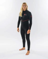 Rip Curl E7 Women's Flashbomb Fusion 4/3mm Zip Free Wetsuit - Grua Surf Co.