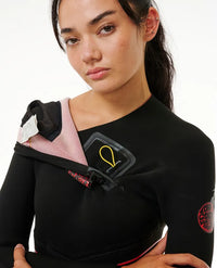 Rip Curl E7 Women's Flashbomb Fusion 4/3mm Zip Free Wetsuit - Grua Surf Co.