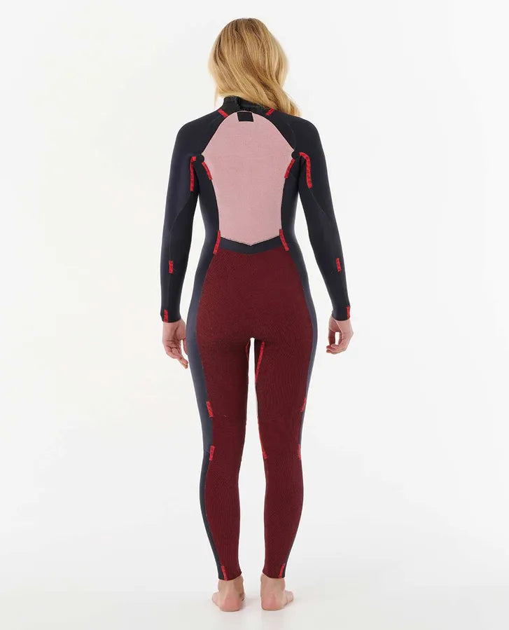 Rip Curl Womens Dawn Patrol 4/3 Back Zip Fullsuit Wetsuit - Grua Surf Co.