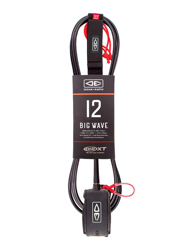 O&E Big Wave One-XT Pin Release Leash 12ft - Grua Surf Co.