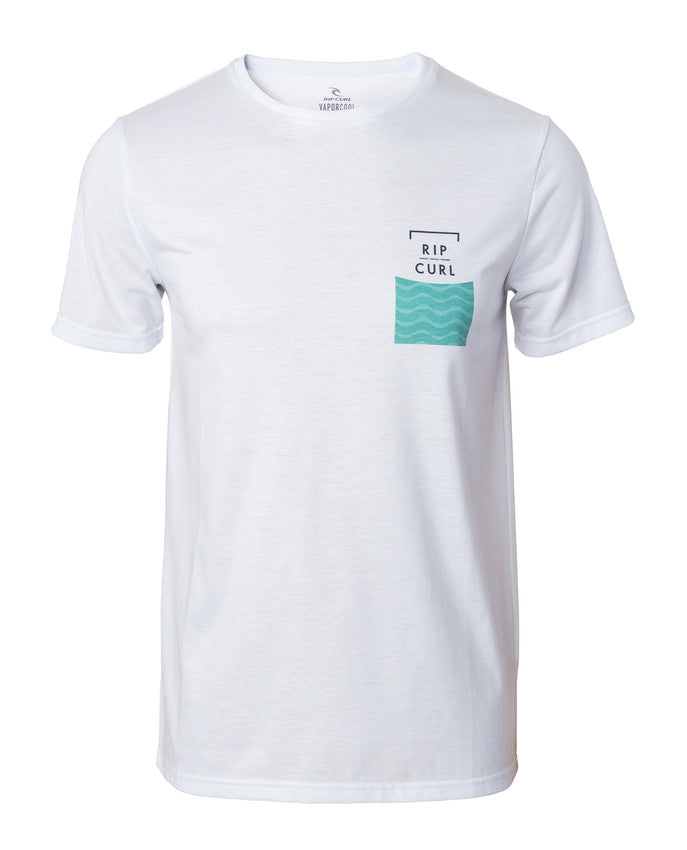 Rip Curl Geo Vapor Cool Tee White