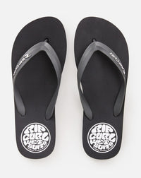 RIP CURL ICONS OPEN TOE BLACK