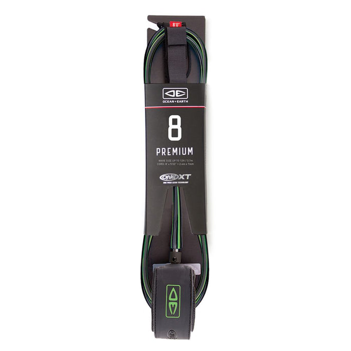 O&E Premium One-XT Leash 8ft - Grua Surf Co.