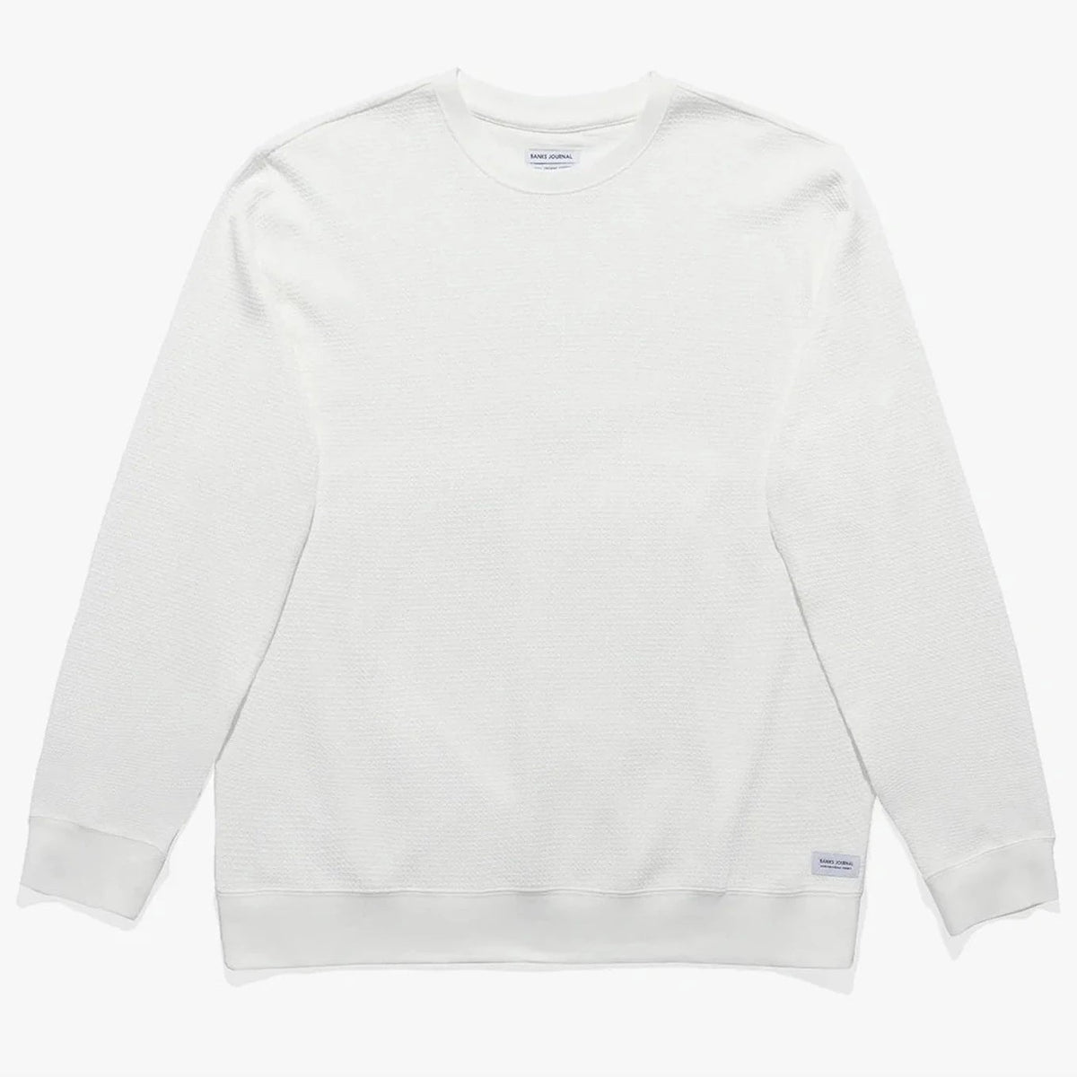 Banks Journal Mens Preston Trans Fleece Off White