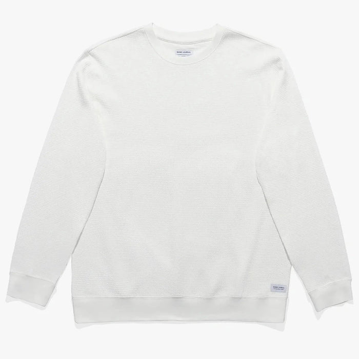 Banks Journal Mens Preston Trans Fleece Off White
