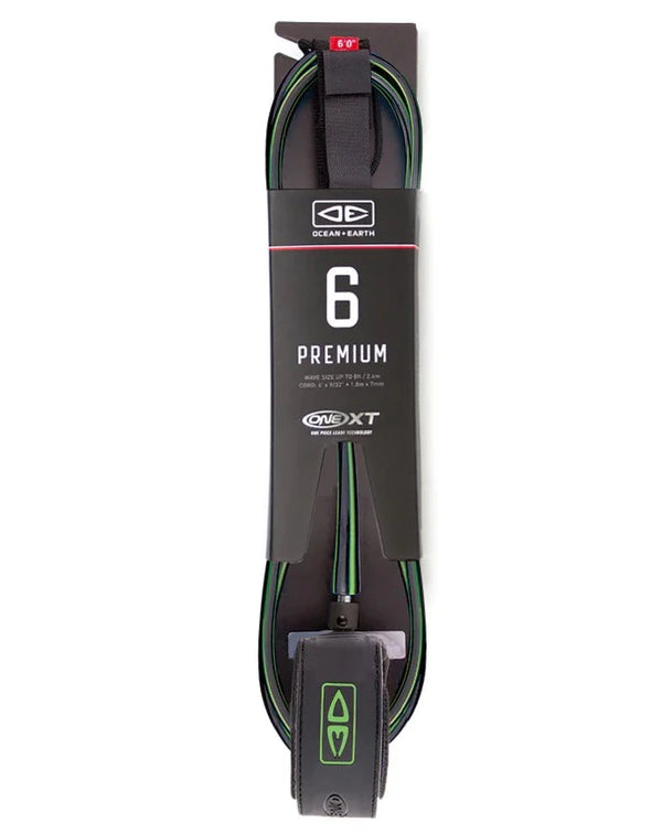 O&E Premium One-XT Leash 6ft - Grua Surf Co.