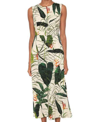 Osklen Rustic Heliconia Off Dress - Grua Surf Co.