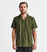 Gonzo Treeline Dobby Organic Camp Collar Shirt