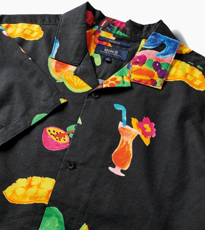 Gonzo Tahiti Treat Camp Collar Shirt - Grua Surf Co.