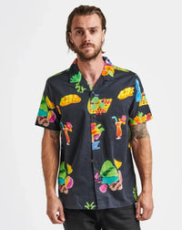 Gonzo Tahiti Treat Camp Collar Shirt - Grua Surf Co.