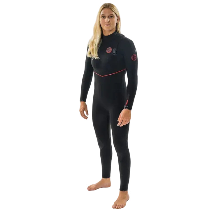Rip Curl E7 Womens Flashbomb Fusion 4/3mm Zip Free Surf Wetsuit side