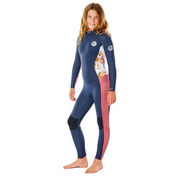 Rip Curl Junior Girl Dawn Patrol 4/3 Back Zip - Grua Surf Co.