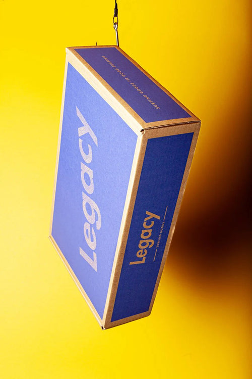 Legacy The Owen Fins - Blue/Yellow - Grua Surf Co.