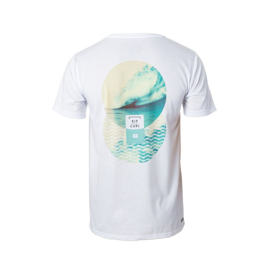 Rip Curl Geo Vapor Cool Tee White back