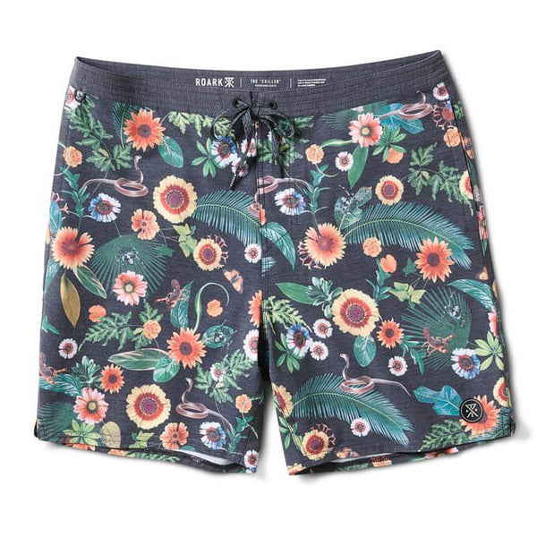 Roark Revival Chiller Menara Flora Boardshorts - Grua Surf Co.