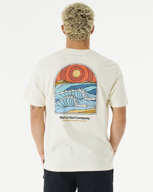 Rip Curl Cotton Blazed And Tubed Tee