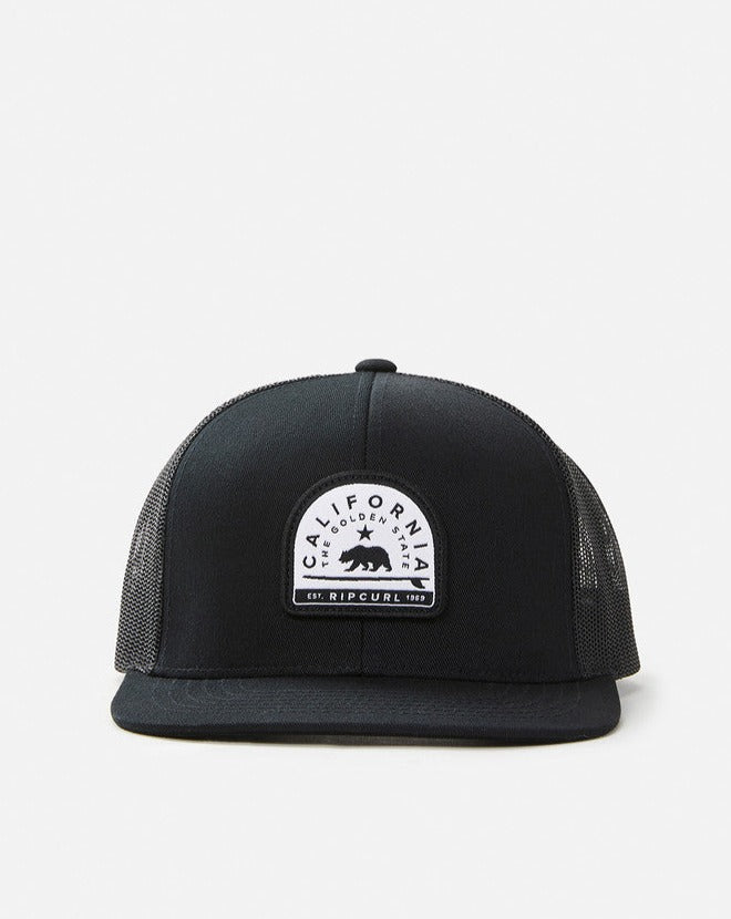 Rip Curl Icons Trucker Hat, Mesh Back Cap Snapback for Men