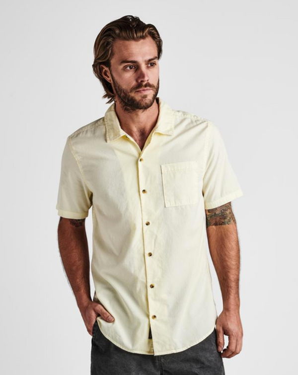 Well Worn Organic Cotton Button Up Shirt - Grua Surf Co.