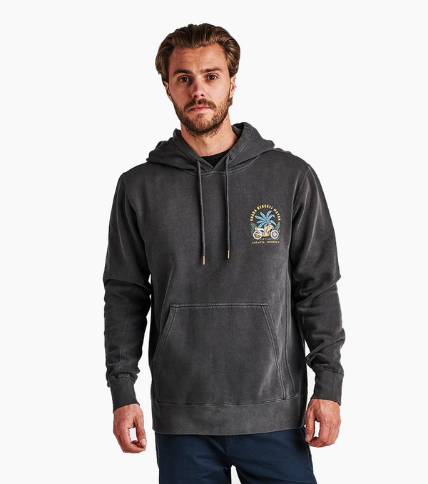BENGKEL MOTO PULLOVER HOODIE - Grua Surf Co.