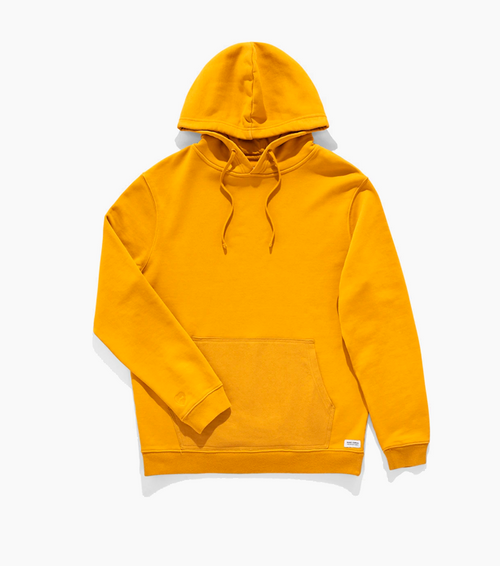 Banks Journal Mens Primary Hood Deluxe Fleece-mustard