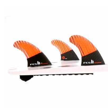 FCS II Accelerator PC Carbon Tri Fins - Grua Surf Co.