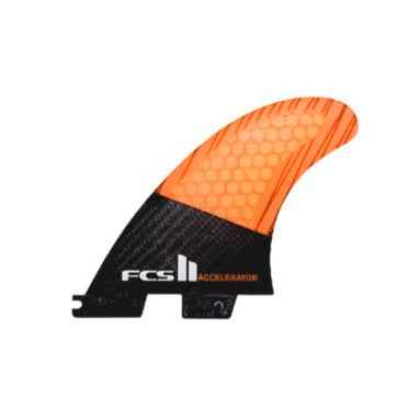FCS II Accelerator PC Carbon Tri Fins - Grua Surf Co.