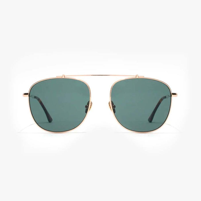 Epokhe Sunglasses Notomy Gold Antique and Green