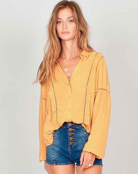 Amuse Society Landslide Woven Top - Grua Surf Co.