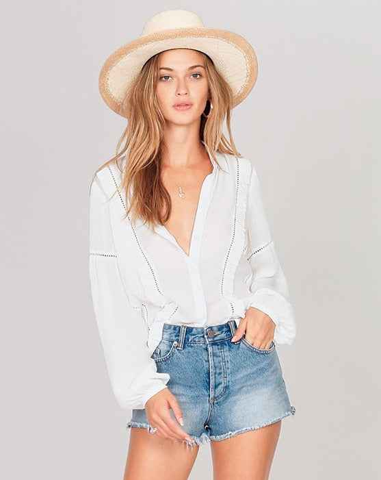 Amuse Society Landslide Woven Top - Grua Surf Co.
