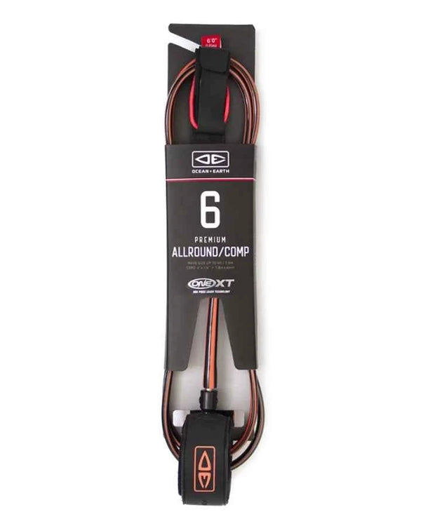 O&E Allround Comp One-XT Leash 6ft - Grua Surf Co.