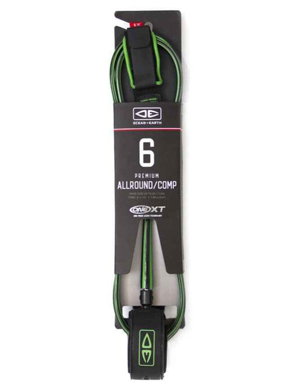 O&E Allround Comp One-XT Leash 6ft - Grua Surf Co.