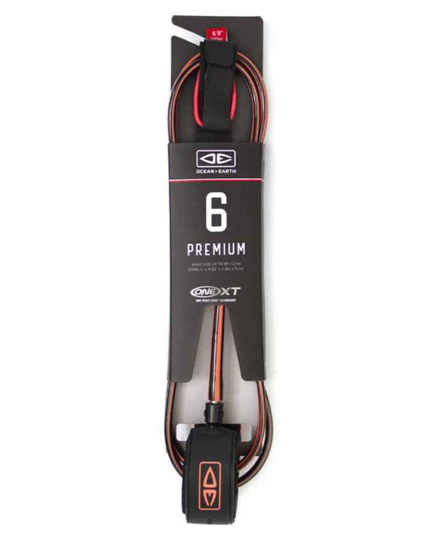 O&E Premium One-XT Leash 6ft - Grua Surf Co.