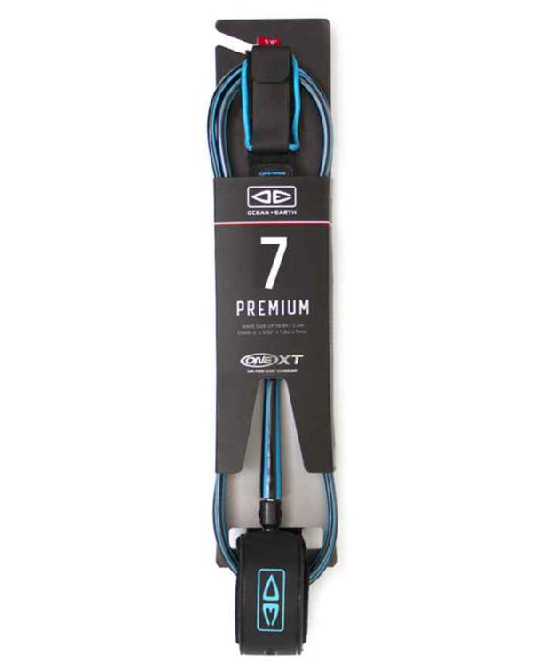 O&E Premium One-XT Leash 7ft - Grua Surf Co.