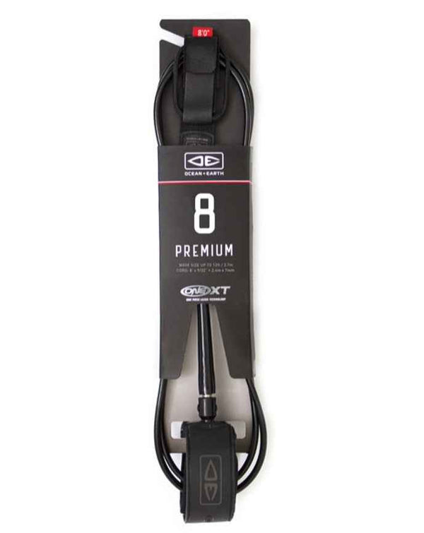 O&E Premium One-XT Leash 8ft - Grua Surf Co.