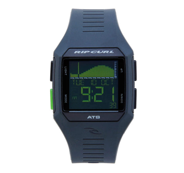 Rip Curl Rifles Midsize Tide Watch Black and Green