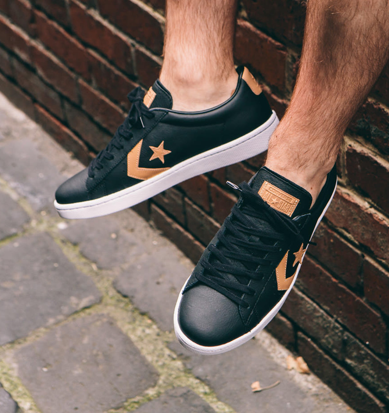 Converse pro leather ox black hot sale