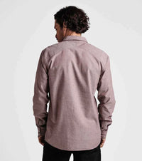 Well Worn Long Sleeve Organic Button Up Shirt - Grua Surf Co.
