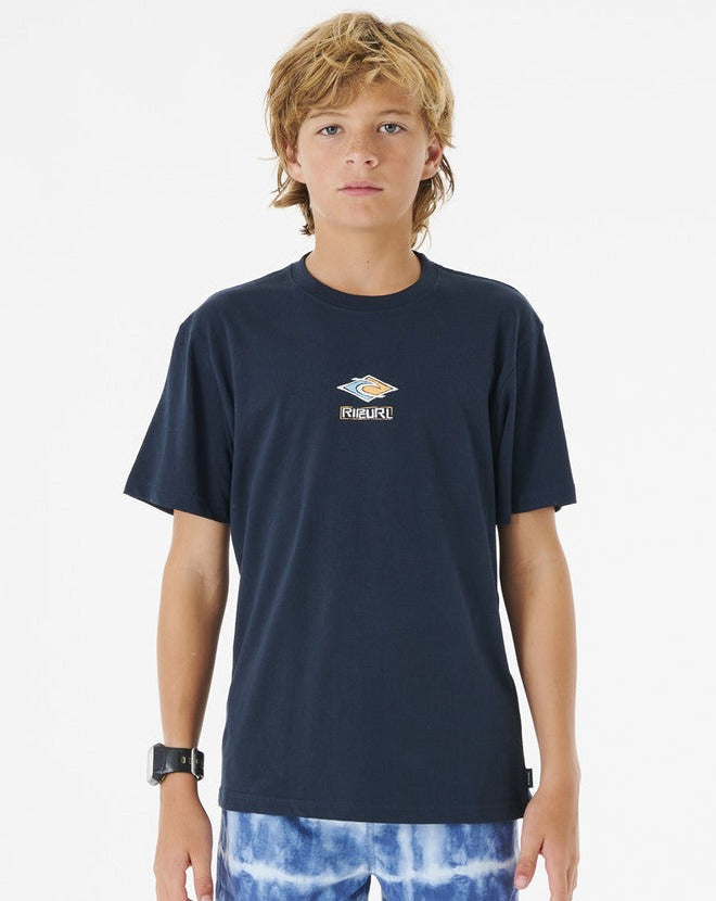 Mens Trademark Tee by RIP CURL