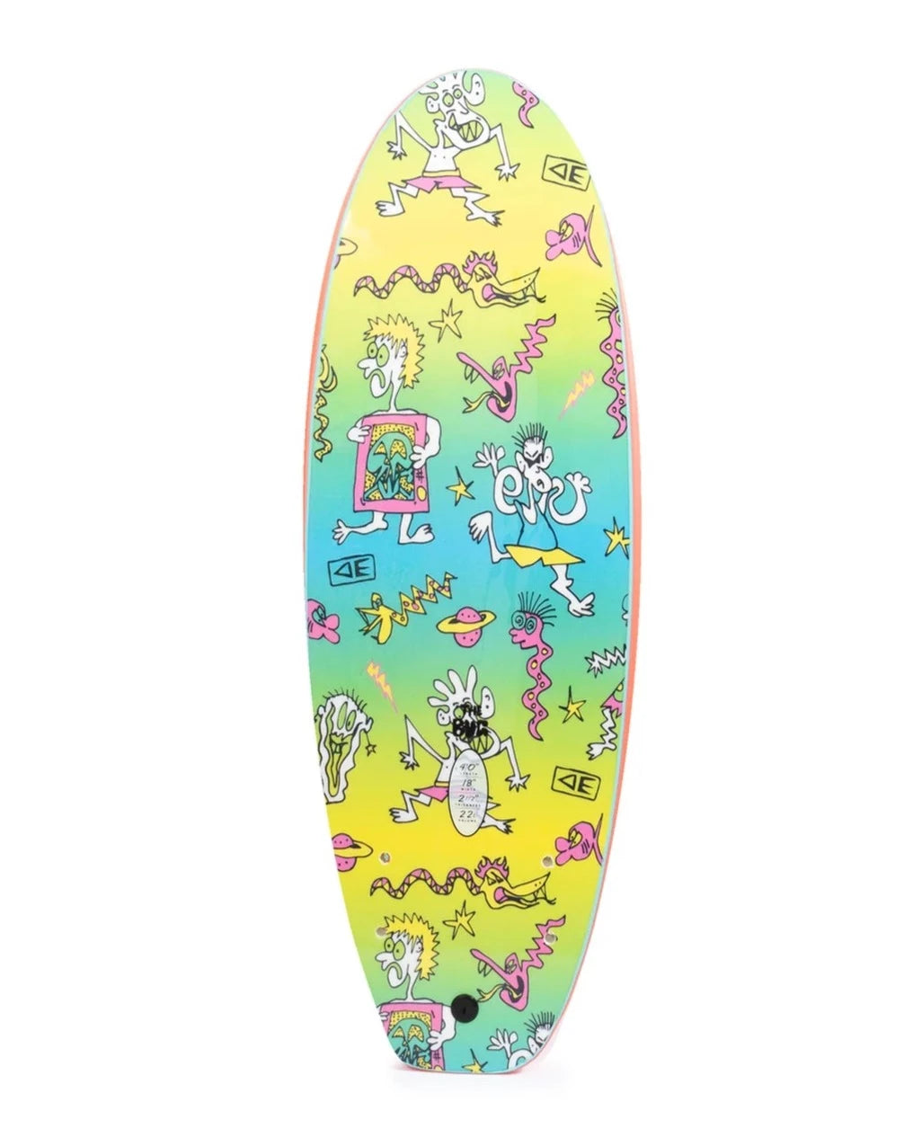 Freaks Bug Soft Twin - 4'8 x 19 x 2 3/4 x 30L