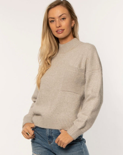 Amuse Society Dax Knit Sweater - Grua Surf Co.