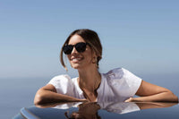 Electric Oak Gloss Black Polarized - Grua Surf Co.