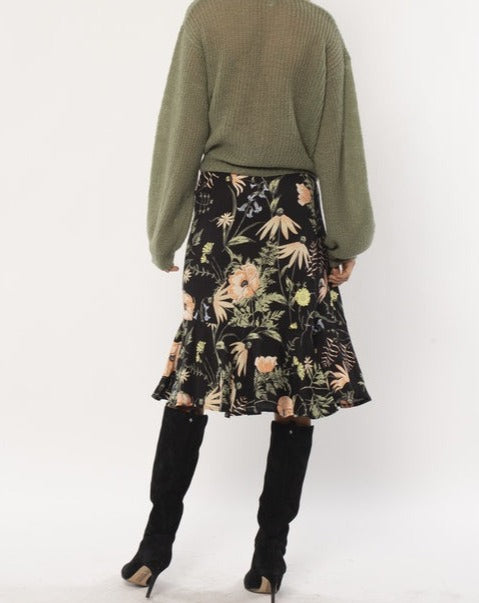 Holly Woven Midi Skirt